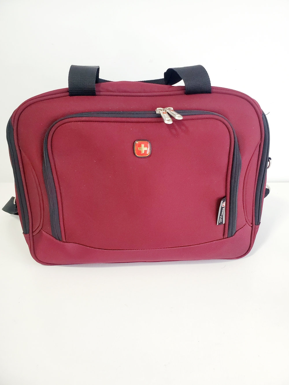 SwissGear Burgundy Travel Briefcase - Slim Carry Bag